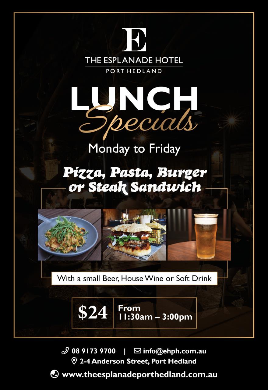 Lunch Specials Port Hedland