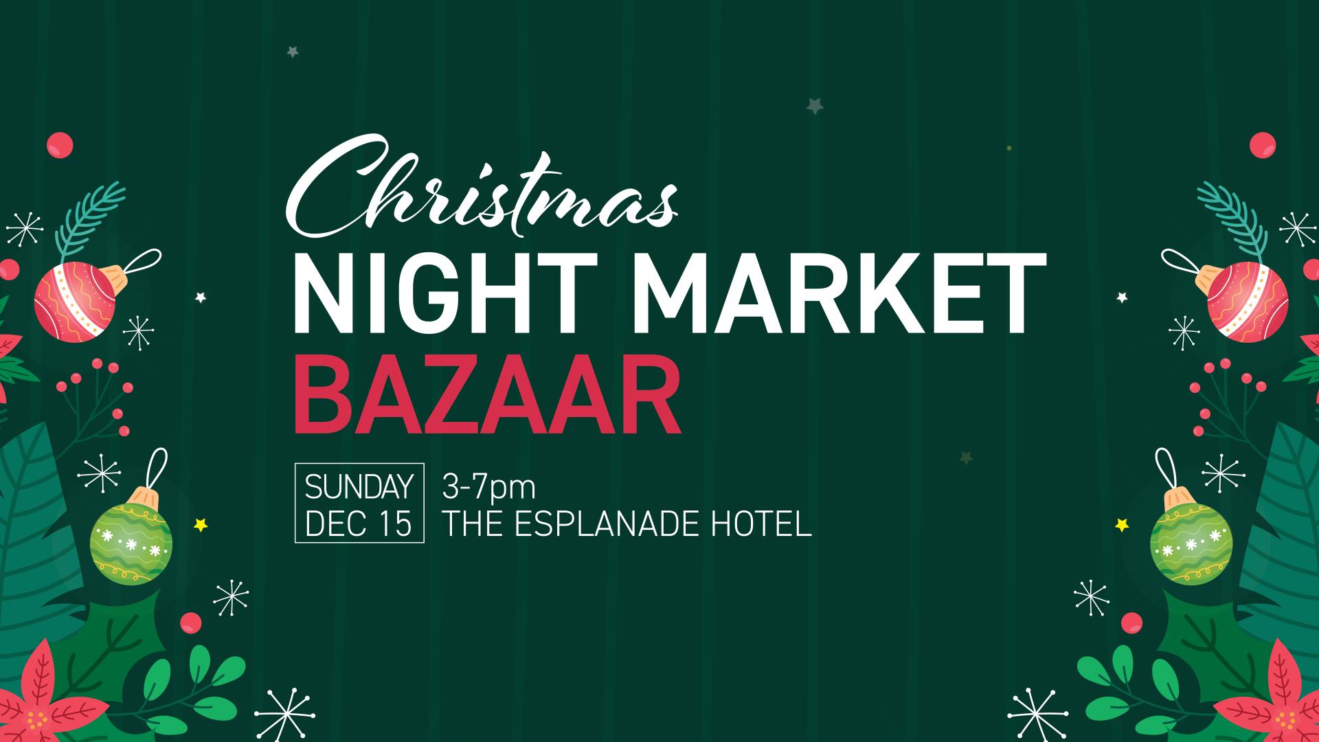 Christmas Night Market Bazaar